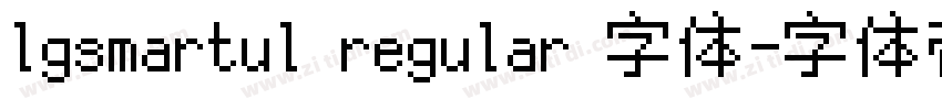 lgsmartul regular 字体字体转换